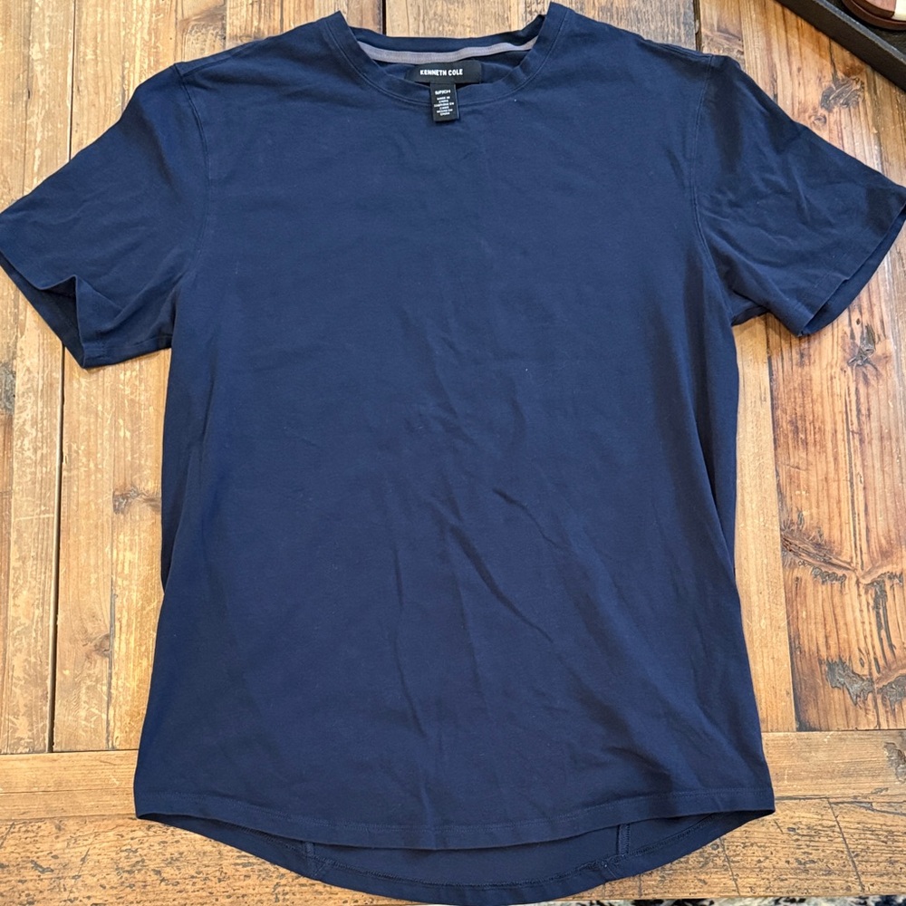 Kenneth Cole Dark Blue Short Sleeve Tee